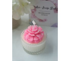 Flower mold Candle Workshop - Small Glass