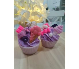 Assorted Cupcakes Candle Workshop [2 Pax Class - 1 Cupcake Each]